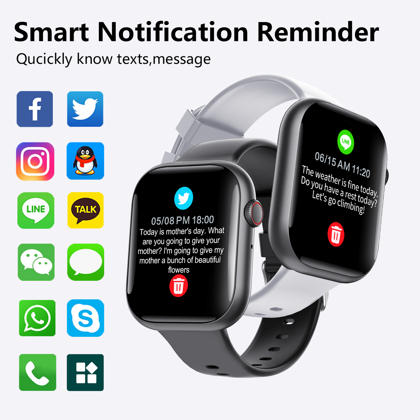 Smart Watch for Men Women Health: blood sugar monitor blood lipids Uric acid-4