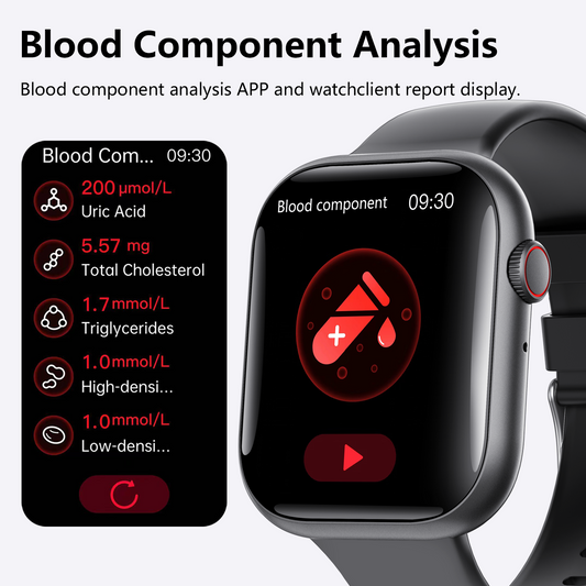 Smart Watch for Men Women Health: blood sugar monitor  blood lipids Uric acid-0